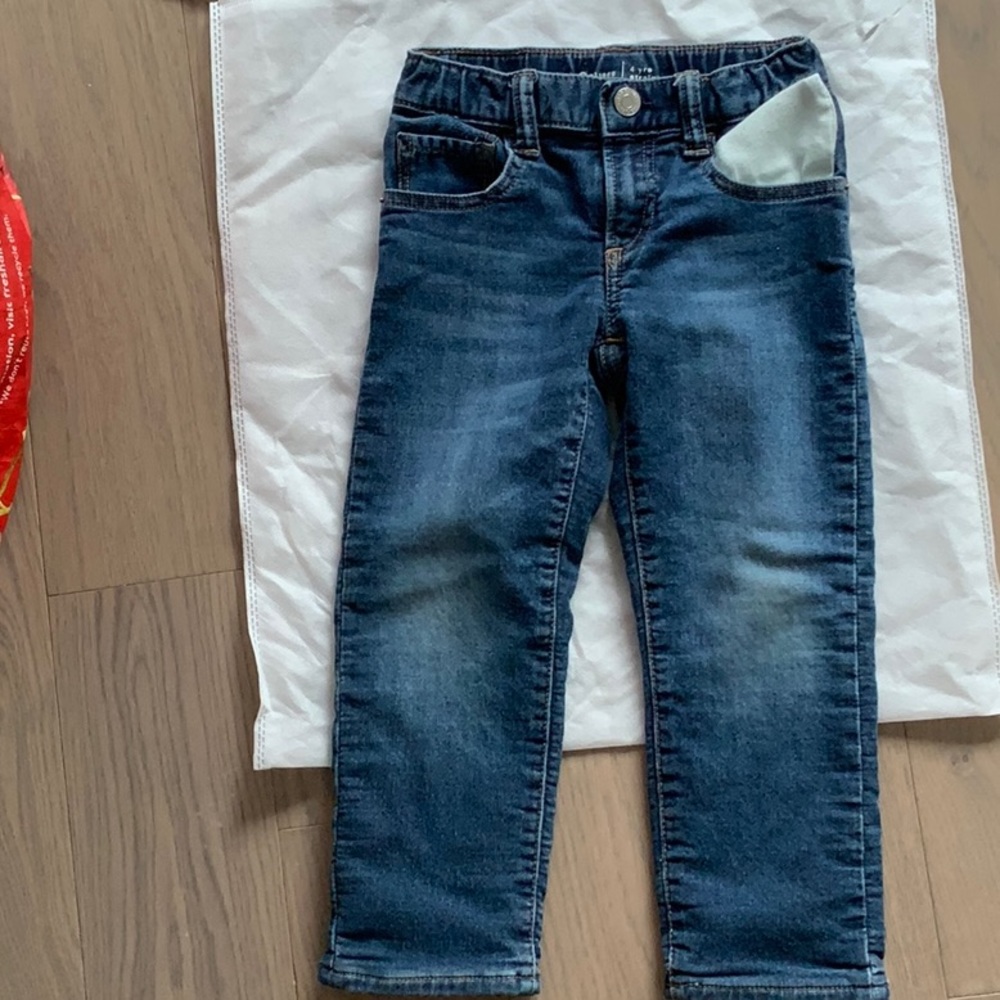 Gap fleece lined denim size 4
